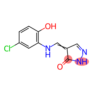 3H-Pyrazol-3-one, 4-[[(5-chloro-2-hydroxyphenyl)amino]methylene]-2,4-dihydro-