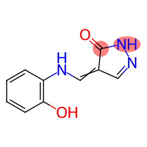 4-[(2-HYDROXYANILINO)METHYLENE]-2,4-DIHYDRO-3H-PYRAZOL-3-ONE