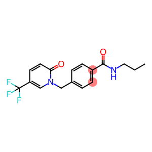 4-([2-OXO-5-(TRIFLUOROMETHYL)-1(2H)-PYRIDINYL]METHYL)-N-PROPYLBENZENECARBOXAMIDE