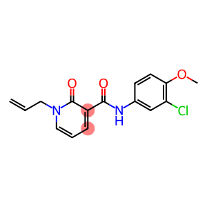 1-ALLYL-N-(3-CHLORO-4-METHOXYPHENYL)-2-OXO-1,2-DIHYDRO-3-PYRIDINECARBOXAMIDE