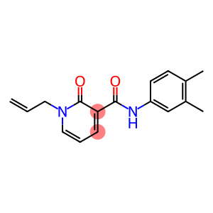 N-(3,4-dimethylphenyl)-2-oxo-1-(prop-2-en-1-yl)-1,2-dihydropyridine-3-carboxamide