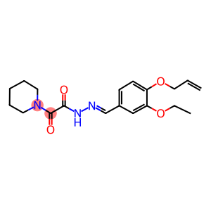 N'-[4-(allyloxy)-3-ethoxybenzylidene]-2-oxo-2-(1-piperidinyl)acetohydrazide