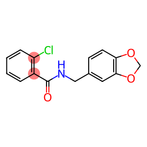 N-(1,3-benzodioxol-5-ylmethyl)-2-chlorobenzamide