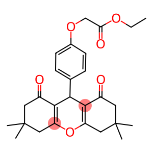 ethyl [4-(3,3,6,6-tetramethyl-1,8-dioxo-2,3,4,5,6,7,8,9-octahydro-1H-xanthen-9-yl)phenoxy]acetate