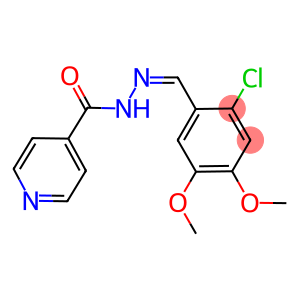 N'-(2-chloro-4,5-dimethoxybenzylidene)isonicotinohydrazide