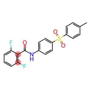 2,6-difluoro-N-[4-(4-methylbenzenesulfonyl)phenyl]benzamide