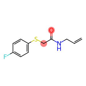Acetamide, 2-[(4-fluorophenyl)thio]-N-2-propen-1-yl-
