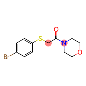 Ethanone, 2-[(4-bromophenyl)thio]-1-(4-morpholinyl)-