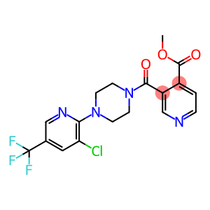 METHYL 3-((4-[3-CHLORO-5-(TRIFLUOROMETHYL)-2-PYRIDINYL]PIPERAZINO)CARBONYL)ISONICOTINATE