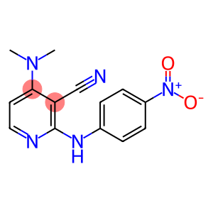 3-Pyridinecarbonitrile, 4-(dimethylamino)-2-[(4-nitrophenyl)amino]-