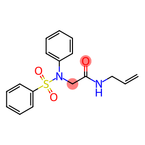 N-ALLYL-2-[(PHENYLSULFONYL)ANILINO]ACETAMIDE