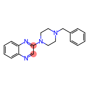 2-(4-BENZYLPIPERAZINO)QUINOXALINE