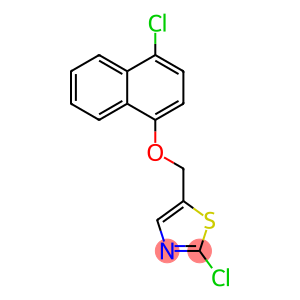 2-CHLORO-5-([(4-CHLORO-1-NAPHTHYL)OXY]METHYL)-1,3-THIAZOLE