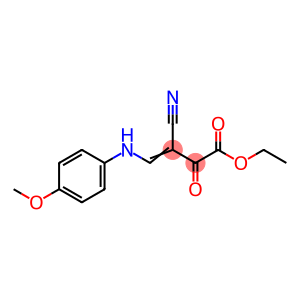 ethyl (3Z)-3-cyano-4-[(4-methoxyphenyl)amino]-2-oxobut-3-enoate