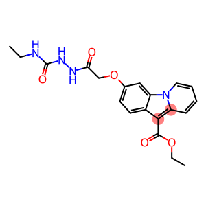 ETHYL 3-(2-(2-[(ETHYLAMINO)CARBONYL]HYDRAZINO)-2-OXOETHOXY)PYRIDO[1,2-A]INDOLE-10-CARBOXYLATE