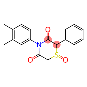 4-(3,4-DIMETHYLPHENYL)-2-PHENYL-1LAMBDA4,4-THIAZINANE-1,3,5-TRIONE