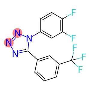 1-(3,4-DIFLUOROPHENYL)-5-[3-(TRIFLUOROMETHYL)PHENYL]-1H-1,2,3,4-TETRAAZOLE