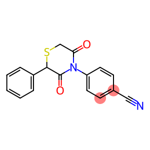 4-(3,5-dioxo-2-phenylthiomorpholin-4-yl)benzonitrile