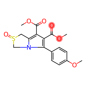 DIMETHYL 5-(4-METHOXYPHENYL)-2-OXO-2,3-DIHYDRO-1H-2LAMBDA4-PYRROLO[1,2-C][1,3]THIAZOLE-6,7-DICARBOXYLATE