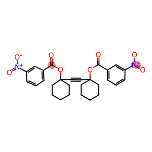 1-{2-[1-({3-nitrobenzoyl}oxy)cyclohexyl]ethynyl}cyclohexyl 3-nitrobenzoate