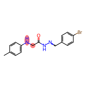 N'-(4-bromobenzylidene)-2-(4-toluidino)acetohydrazide