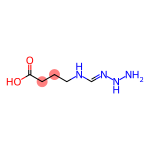 Butanoic  acid,  4-[(hydrazinoiminomethyl)amino]-  (9CI)