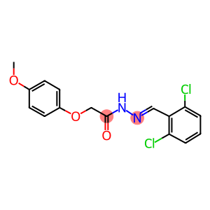 N'-(2,6-dichlorobenzylidene)-2-(4-methoxyphenoxy)acetohydrazide