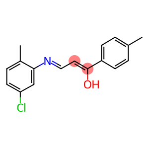 3-[(5-chloro-2-methylphenyl)imino]-1-(4-methylphenyl)-1-propen-1-ol