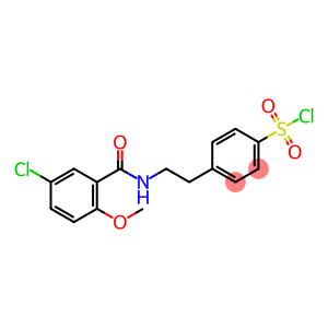 4-(2-(5-Chloro-2-methoxy benzamido)ethyl)benzenesulfonyl chloride p-(2-(5-Chloro-o-anisamido)ethyl)benzenesulfonyl chloride