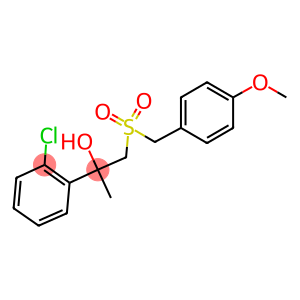 2-(2-CHLOROPHENYL)-1-[(4-METHOXYBENZYL)SULFONYL]-2-PROPANOL