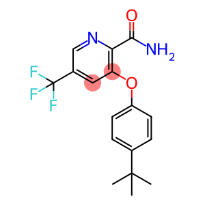 3-(4-tert-butylphenoxy)-5-(trifluoromethyl)pyridine-2-carboxamide