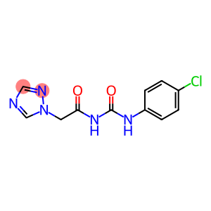 N-(4-CHLOROPHENYL)-N'-[2-(1H-1,2,4-TRIAZOL-1-YL)ACETYL]UREA