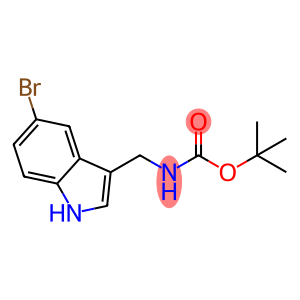 Carbamic acid, [(5-bromo-1H-indol-3-yl)methyl]-, 1,1-dimethylethyl ester (9CI)