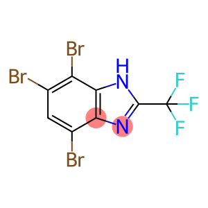 1H-Benzimidazole, 4,6,7-tribromo-2-(trifluoromethyl)-
