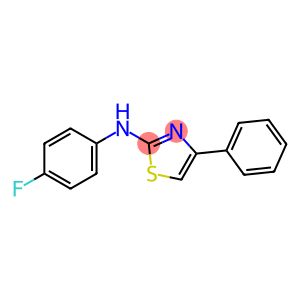 N-(4-氟苯基)-4-苯基-2-噻唑胺