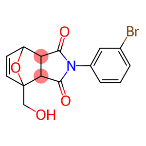 4-(3-bromophenyl)-1-(hydroxymethyl)-10-oxa-4-azatricyclo[5.2.1.0~2,6~]dec-8-ene-3,5-dione