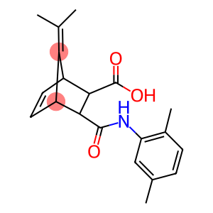 3-[(2,5-dimethylanilino)carbonyl]-7-(1-methylethylidene)bicyclo[2.2.1]hept-5-ene-2-carboxylic acid