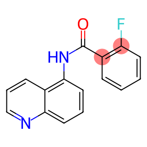 2-fluoro-N-(quinolin-5-yl)benzamide