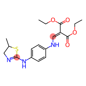 diethyl 2-({4-[(5-methyl-4,5-dihydro-1,3-thiazol-2-yl)amino]anilino}methylene)malonate