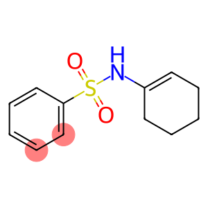 Benzenesulfonamide, N-1-cyclohexen-1-yl- (9CI)