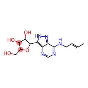 N-(3-Methyl-2-butenyl)-3-β-D-ribofuranosyl-1H-pyrazolo[4,3-d]pyrimidin-7-amine