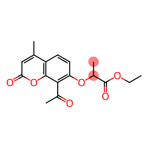 ethyl 2-[(8-acetyl-4-methyl-2-oxo-2H-chromen-7-yl)oxy]propanoate