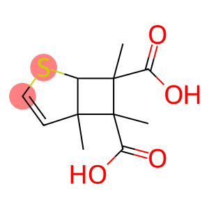 5,6,7-Trimethyl-2-thiabicyclo[3.2.0]hept-3-ene-6,7-dicarboxylic acid