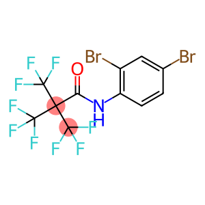 Propanamide, N-(2,4-dibromophenyl)-3,3,3-trifluoro-2,2-bis(trifluoromethyl)-