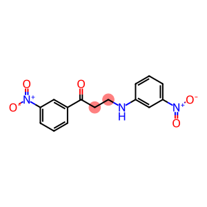 1-(3-nitrophenyl)-3-[(3-nitrophenyl)amino]propan-1-one