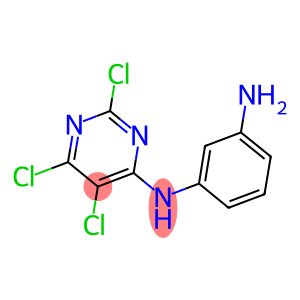 4-(m-aminoanilino)-2,5,6-trichloropyrimidine