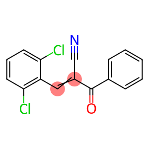 3-(2,6-DICHLOROPHENYL)-2-(PHENYLCARBONYL)PROP-2-ENENITRILE