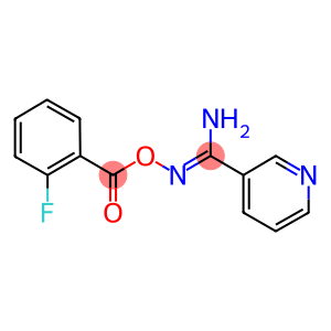 N'-[(2-fluorobenzoyl)oxy]-3-pyridinecarboximidamide