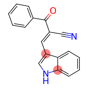 3-INDOL-3-YL-2-(PHENYLCARBONYL)PROP-2-ENENITRILE