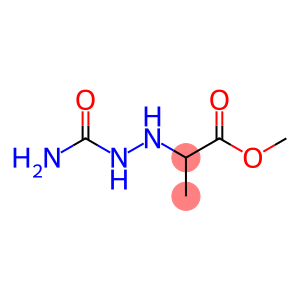 Propanoic acid, 2-[2-(aminocarbonyl)hydrazino]-, methyl ester (9CI)